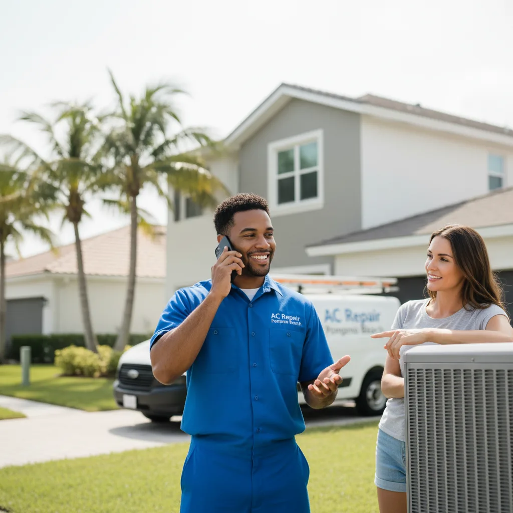 AC Repair Pompano Beach customer support in Hustisford